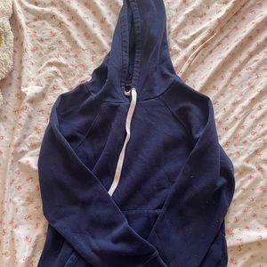 Dark blue hoodie